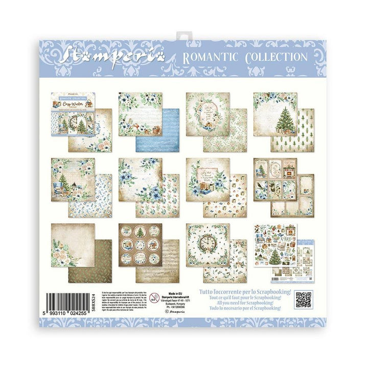 Stamperia Cozy Winter 6"x6" Double Sided Paper Pad (SBBXS24)