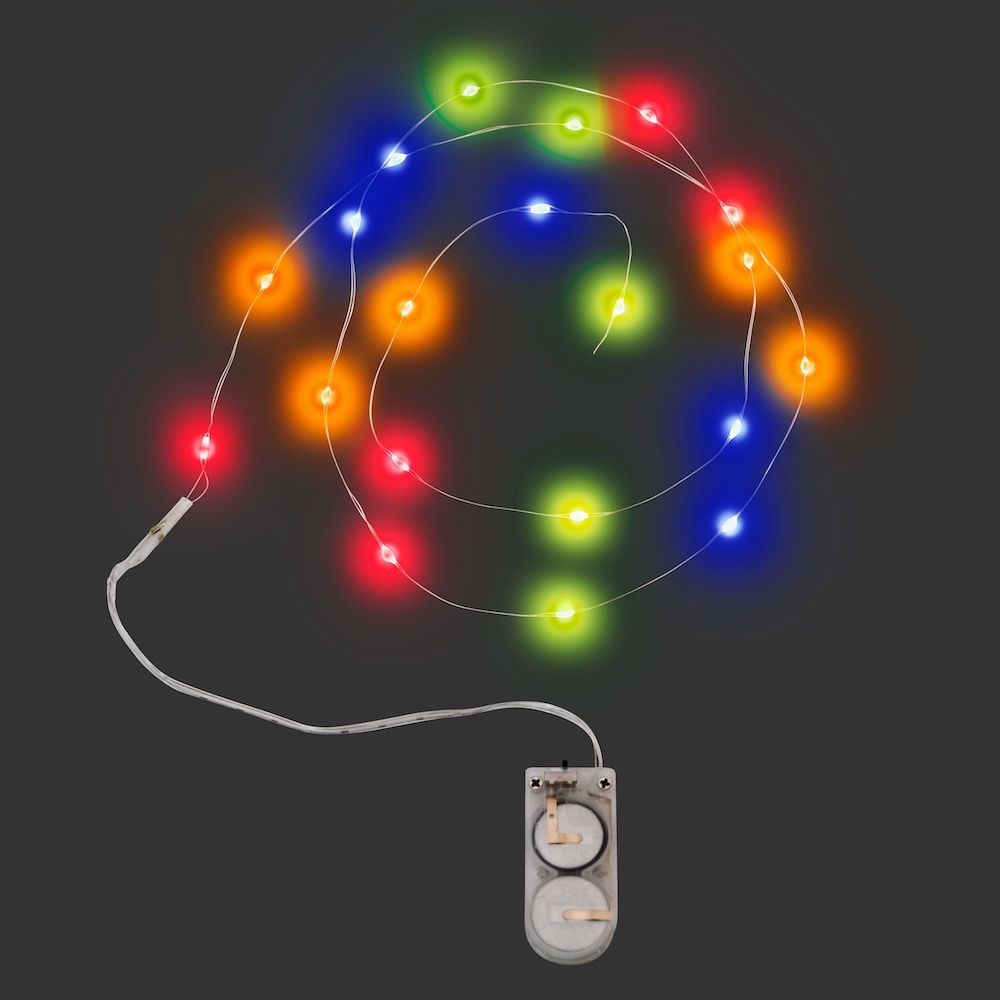 Tim Holtz Idea-ology Christmas Wire Lights: Tiny Lights, Festive Colors (TH94106)
