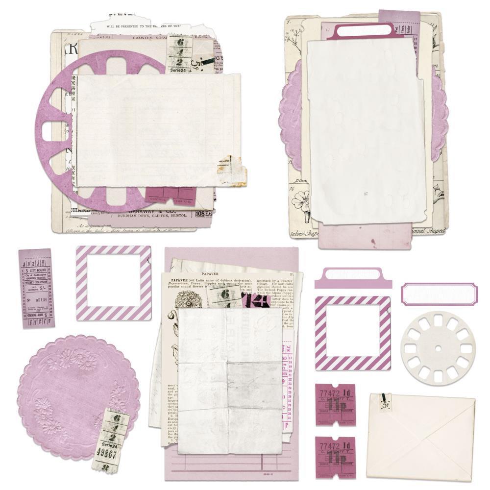 49 And Market Vintage Artistry Lilac Collage Stack (VAC32723)-Only One Life Creations