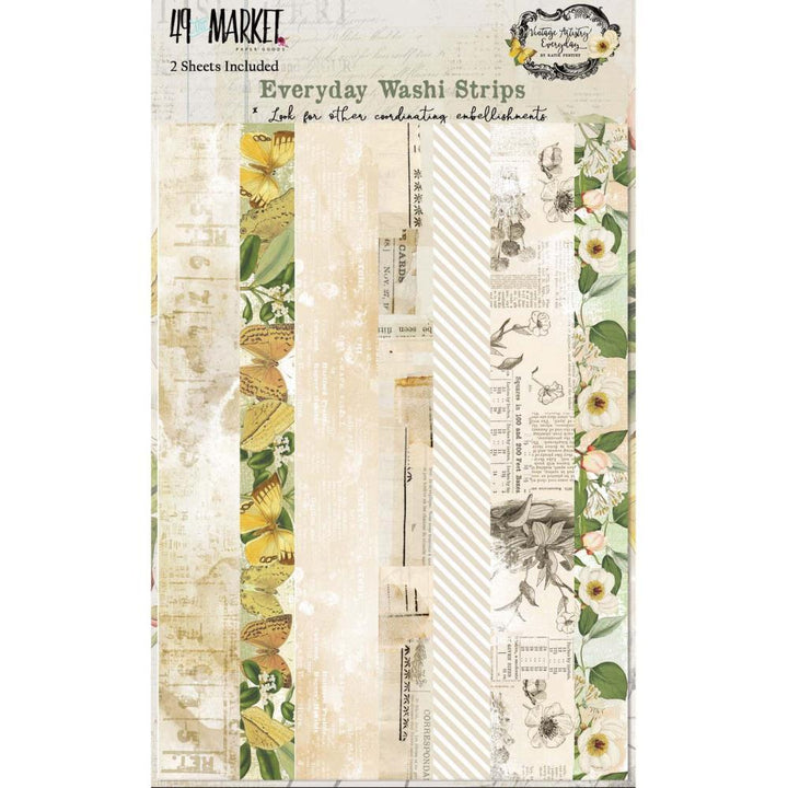 49 and Market Washi Tape: Vintage Artistry Everyday (VAE33225)-Only One Life Creations