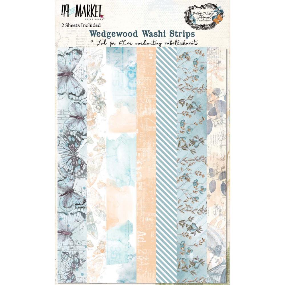 49 and Market Washi Tape: Vintage Artistry Wedgewood (VAC33133)-Only One Life Creations