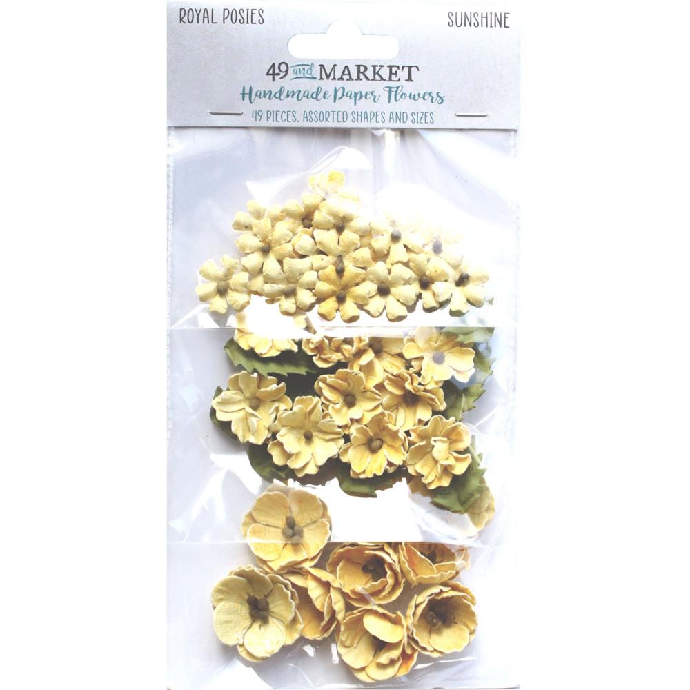 49 and Market Royal Posies Paper Flowers: Sunshine (49RP34109)