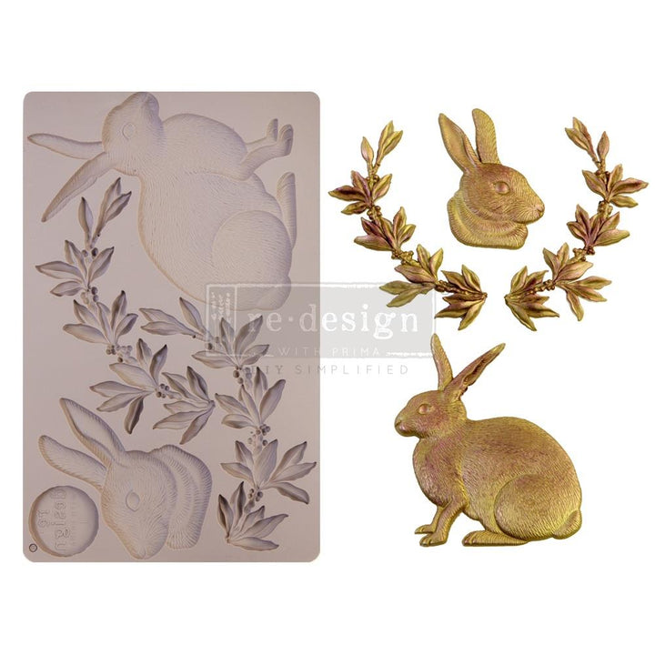 Prima Marketing 5"x8" Re-Design Mould: Meadow Hare (652050)