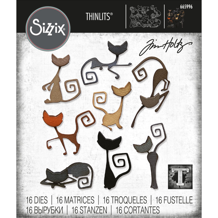 Tim Holtz Thinlits Die Set: Mischievous, by Sizzix (665996)