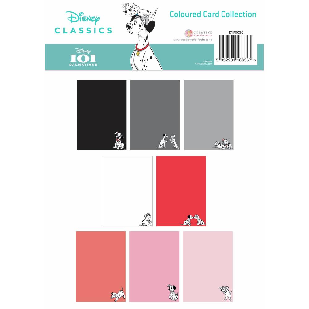 Creative Expressions Disney Classics A4 Coloured Card Pack: 101 Dalmations (DYP0036)