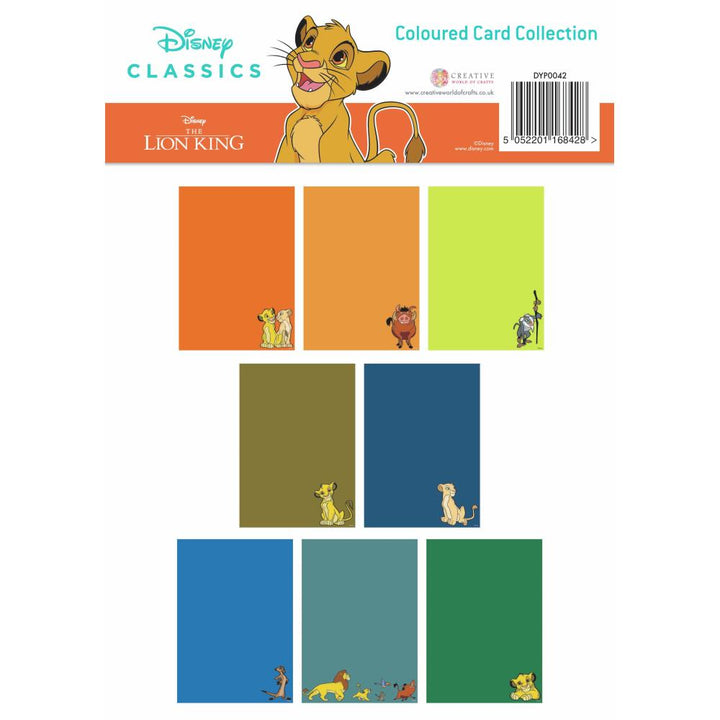 Creative Expressions Disney A4 Coloured Card Pack: The Lion King (DYP0042)