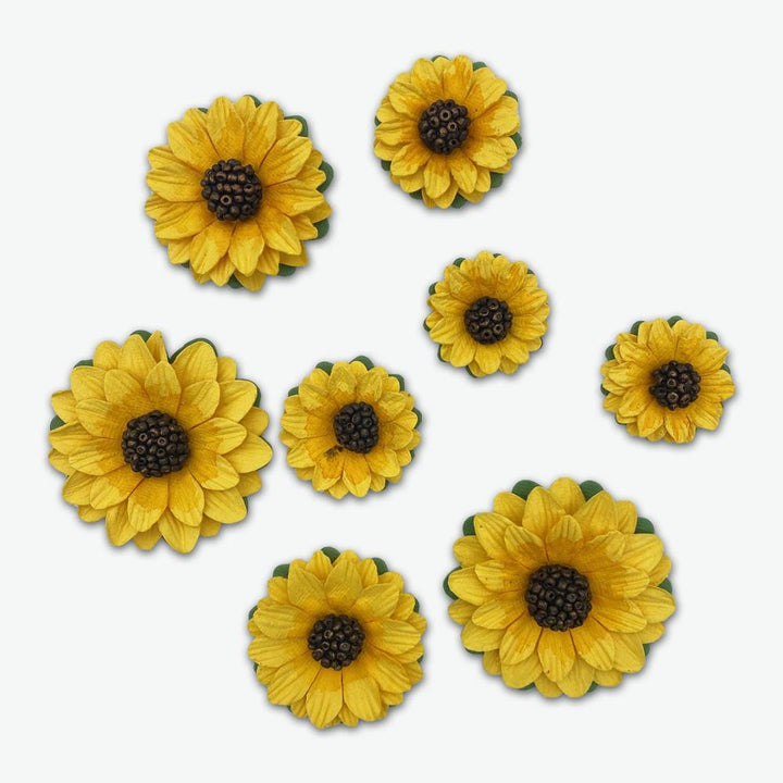 49 and Market Sunflower Paper Flowers: Amber (FM37803)