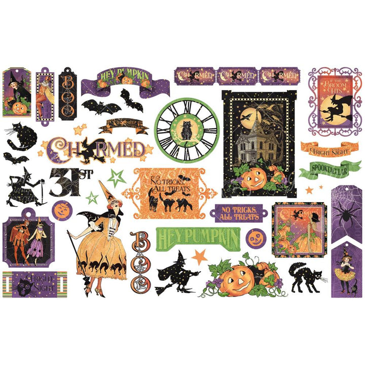 Graphic 45 Charmed Cardstock Die Cut Assortment (G4502475)