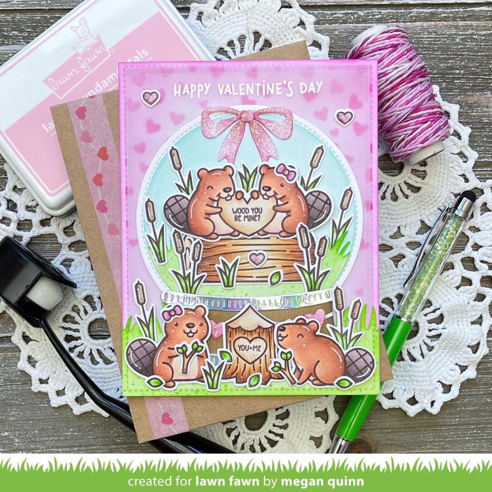 Lawn Fawn Washi Tape: String Of Hearts (LF3028)