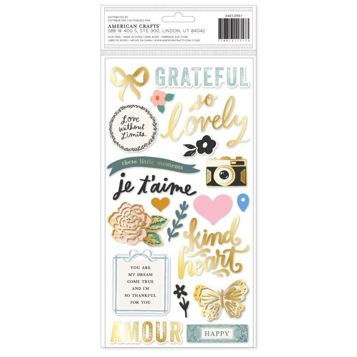 Maggie Holmes Parasol Thicker Stickers: Slepndid Phrase (MH013901)