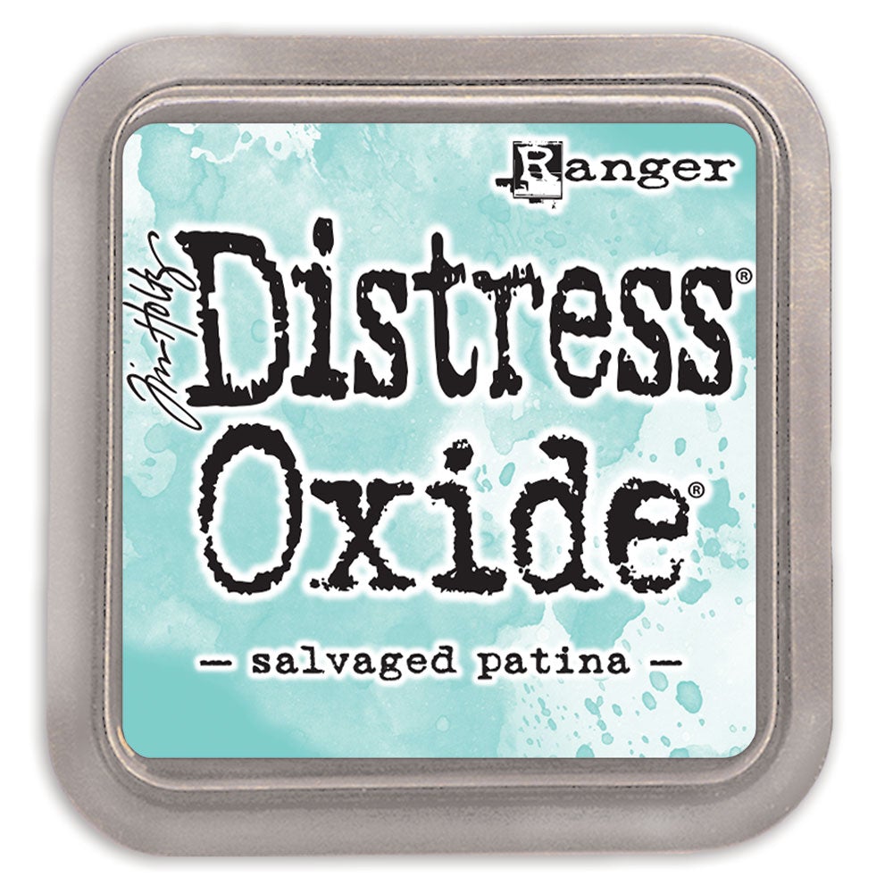 Tim Holtz Distress Oxide Ink Pads, Salvaged Patina-Only One Life Creations