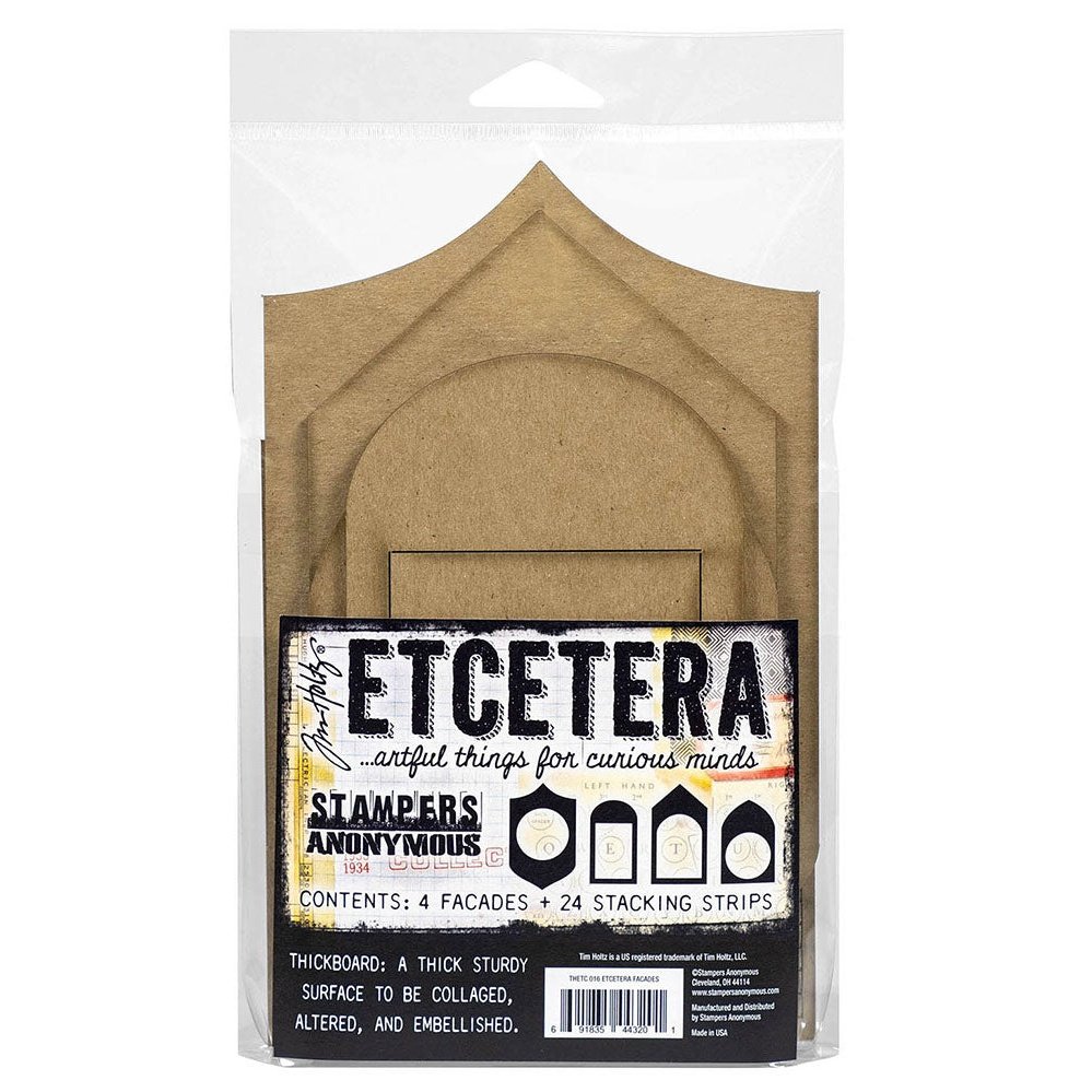 Tim Holtz Etcetera Facades, by Stampers Anonymous (THETC016)
