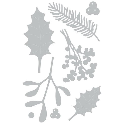 Sizzix Thinlits Die Set: Winter Foliage, 8/Pkg (662571)