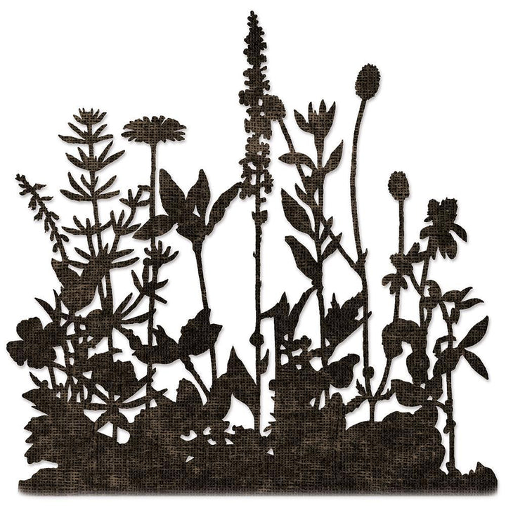 Tim Holtz Thinlits Die: Flower Field, by Sizzix (665369)