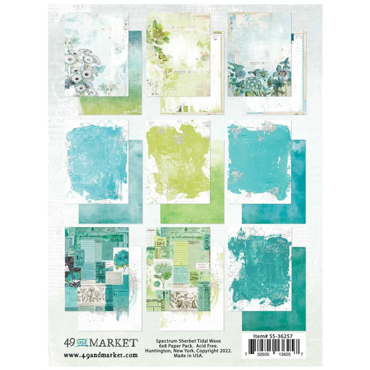 49 and Market Spectrum Sherbet 6"x8" Collection Pack: Tidal Wave (SS36257)