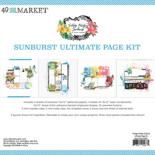 49 and Market Vintage Artistry Sunburst Ultimate Page Kit (SUN24661)