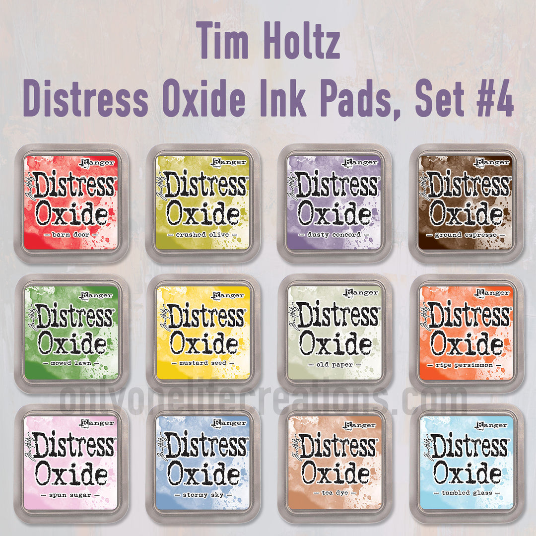 Ranger - Tim Holtz - Distress Oxide Ink Pads - Set 4 12 Colours