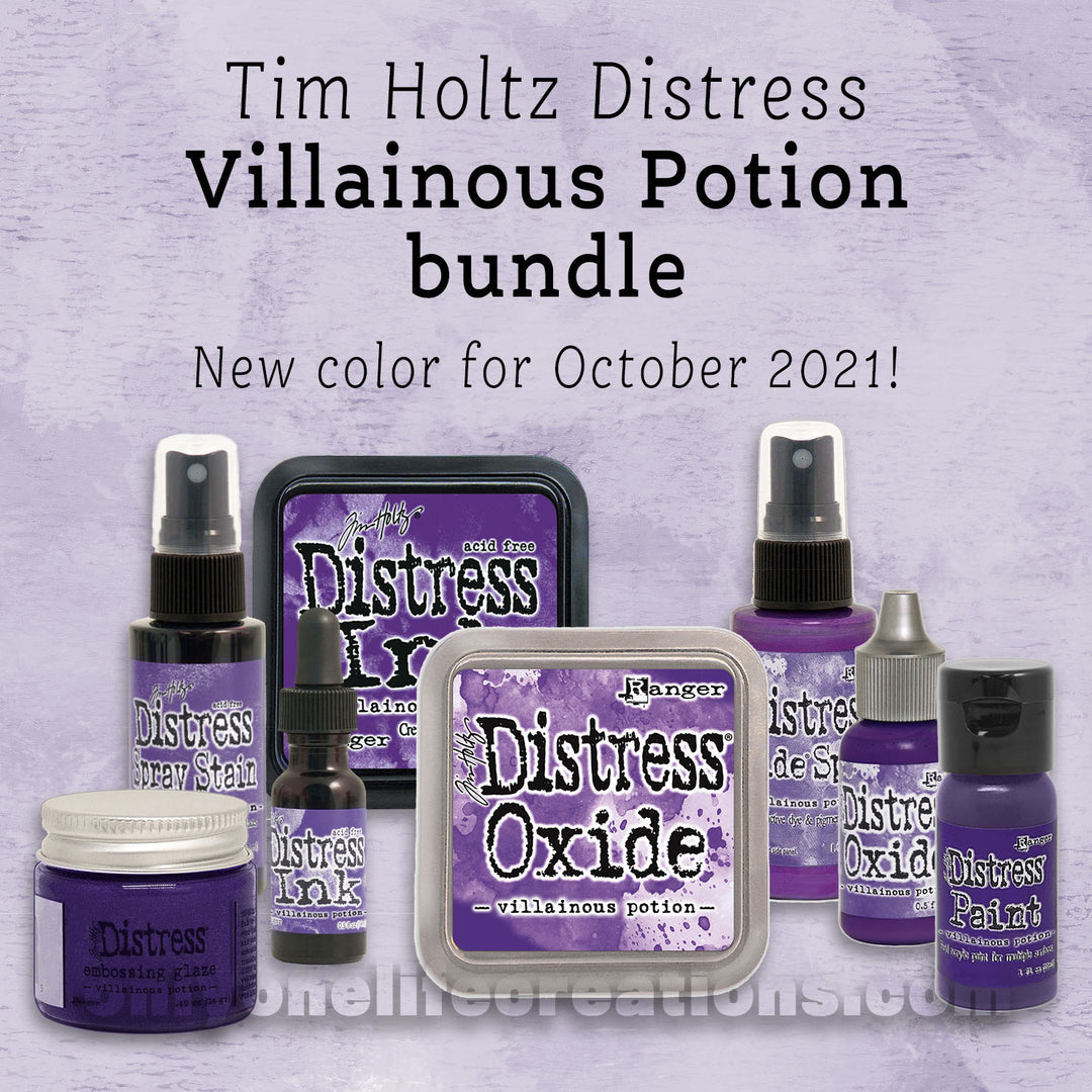 Tim Holtz Distress: Villainous Potion, 8 Product Bundle (October 2021)
