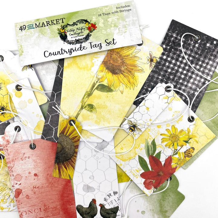 49 and Market Vintage Artistry Countryside Tag Set (VAC38794)