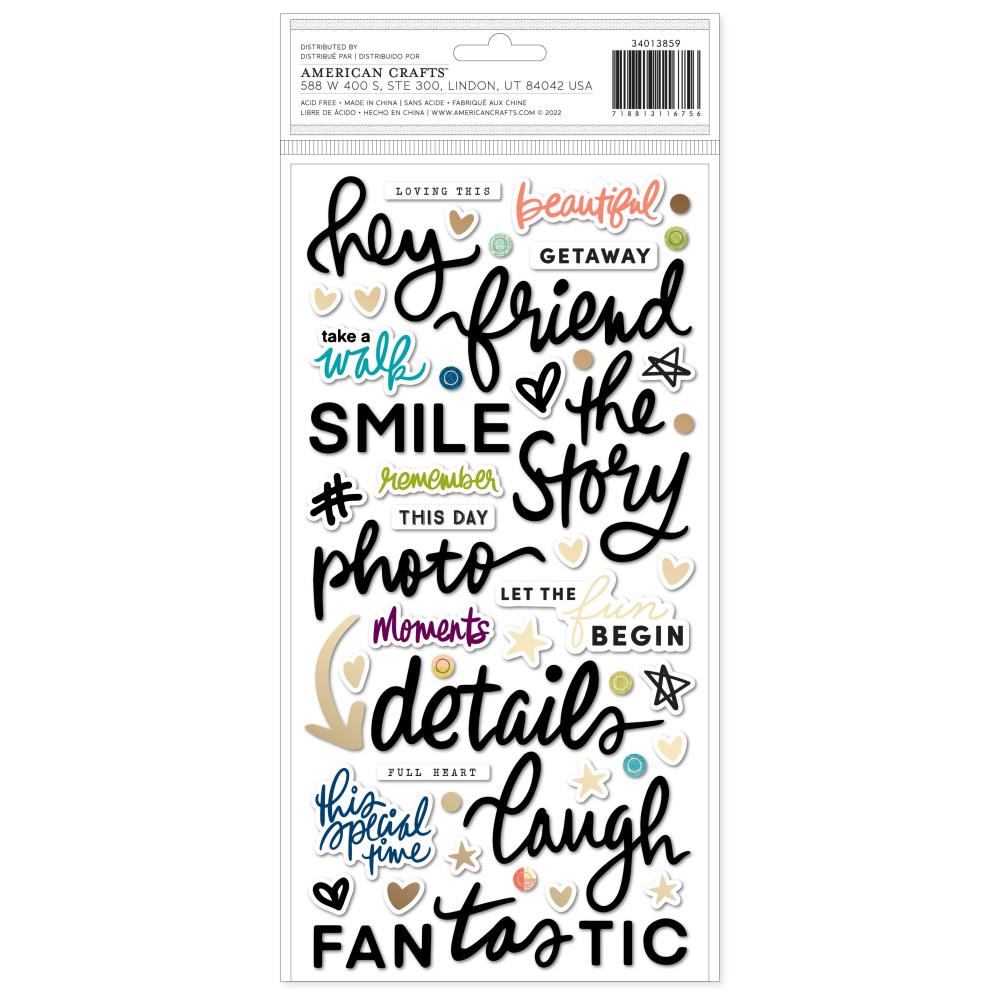 Vicki Boutin Print Shop Thicker Stickers: Perfect Day Phrases and Accent (VB013859)