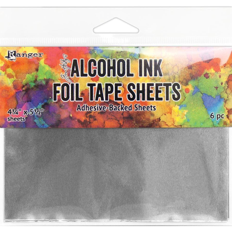 Alcohol Ink Foil Tape Sheets 6pc, 4.25" x 5.5", by Tim Holtz (TAC58533)-Only One Life Creations
