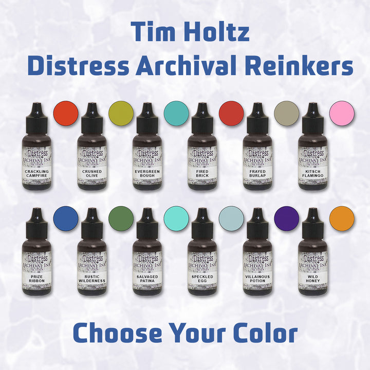 Tim Holtz Distress Archival Reinkers, Choose Your Color