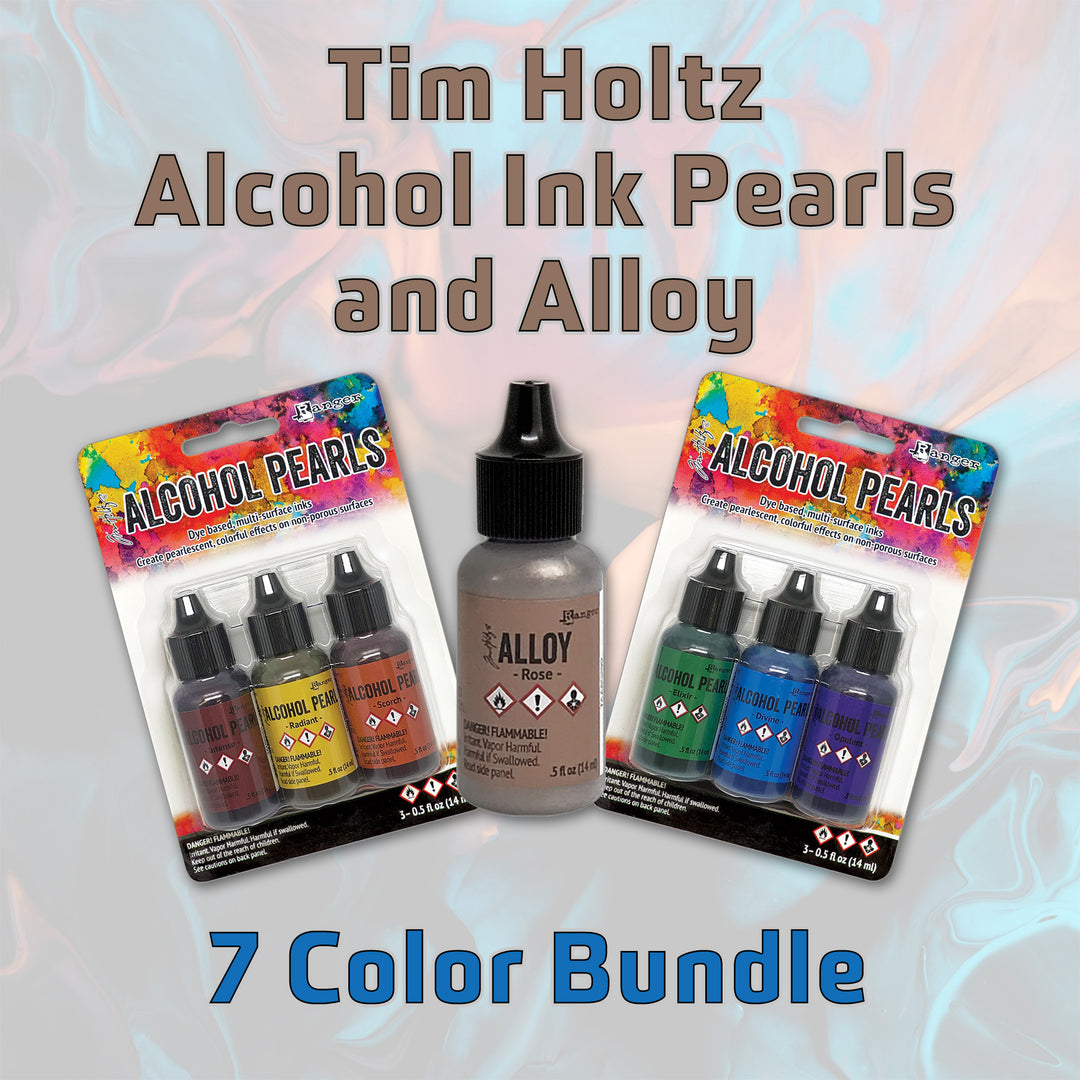 Tim Holtz Alcohol Ink Pearls & Alloy Bundle (January 2022 Release)
