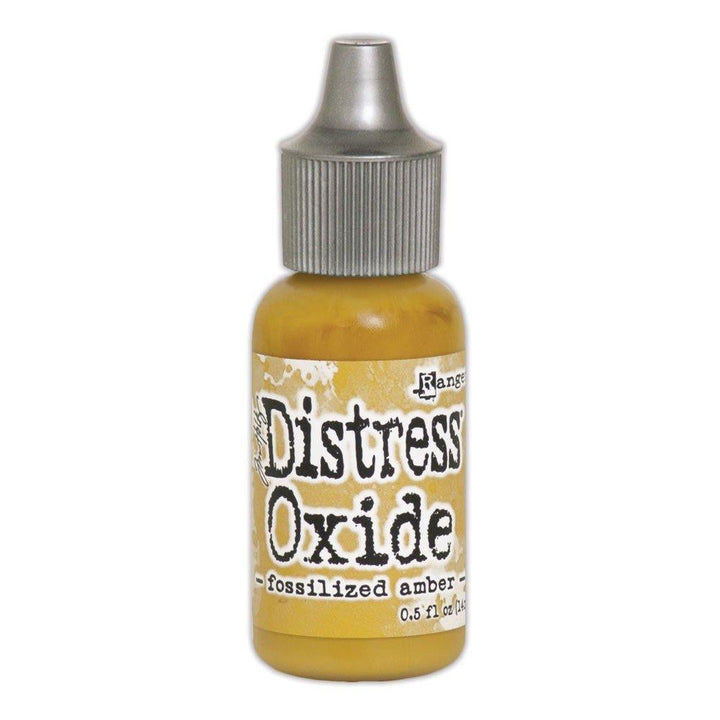 Tim Holtz Distress Oxide Reinkers, Fossilized Amber-Only One Life Creations