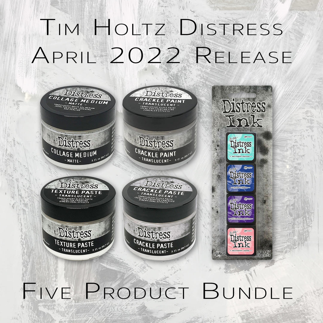 Tim Holtz Distress 5 Product Bundle: April 2022 Release