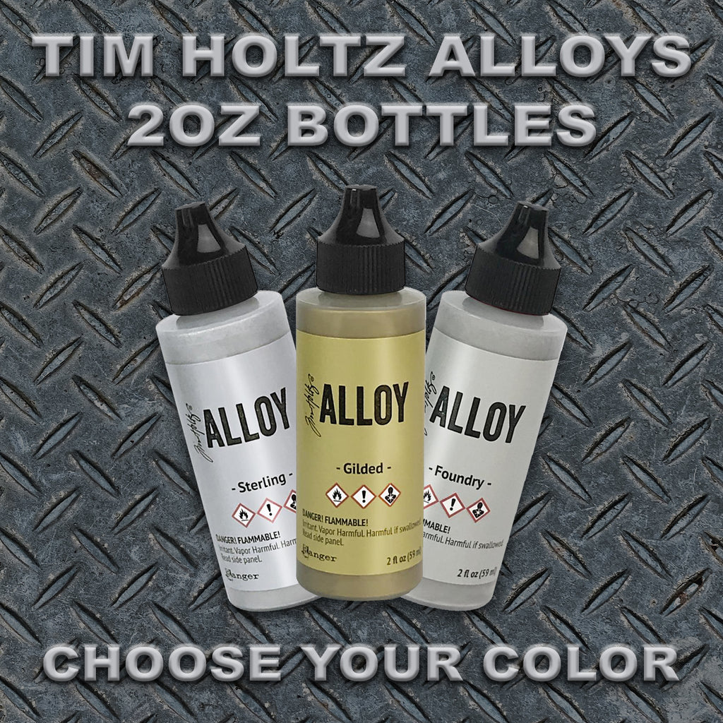 Ranger Ink - Tim Holtz - Alcohol Inks Alloys - Sterling