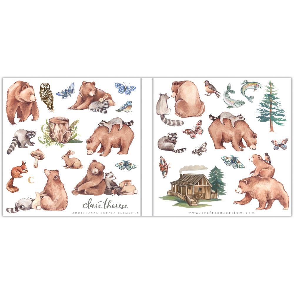 Craft Consortium In The Forest 6"x6" Double-Sided Paper Pad, 40/Pkg (PAD031B)