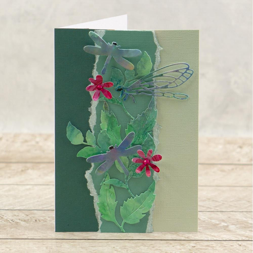 Couture Creations You Go Girl 2"x2" Mini Cutting Die: Light Dragonfly (CO728372)