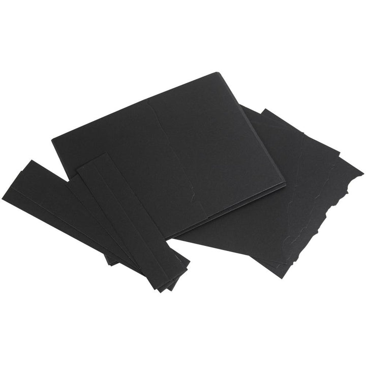 49 and Market Foundations Jagged Flip Folio: Black (FA34826)