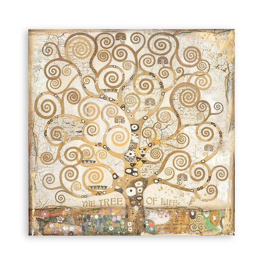 Stamperia Klimt 12"x12" Double Sided Paper Pad: Backgrounds (SBBL101)