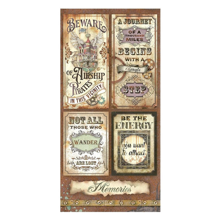 Stamperia Lady Vagabond Lifestyle 6"x12" Double Sided Collectables Paper (SBBV14)