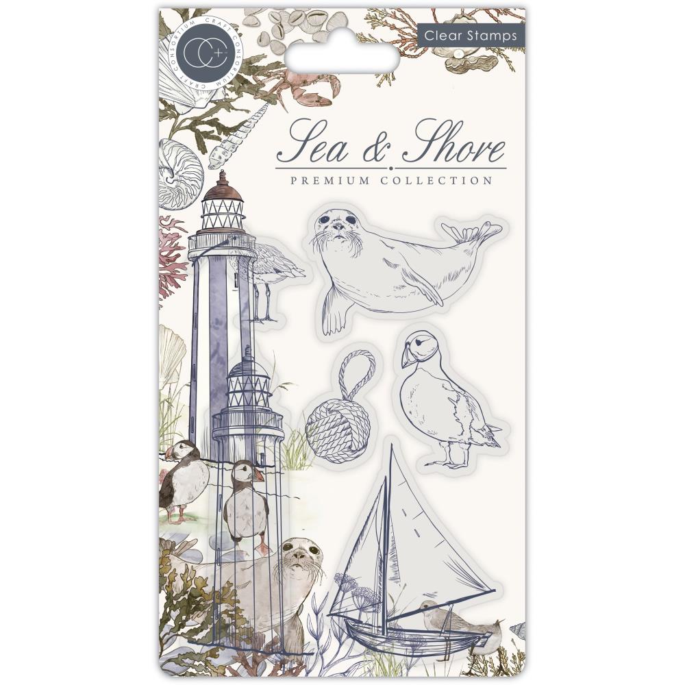 Craft Consortium Sea And Shore Clear Stamps: Shore (CSTMP063)