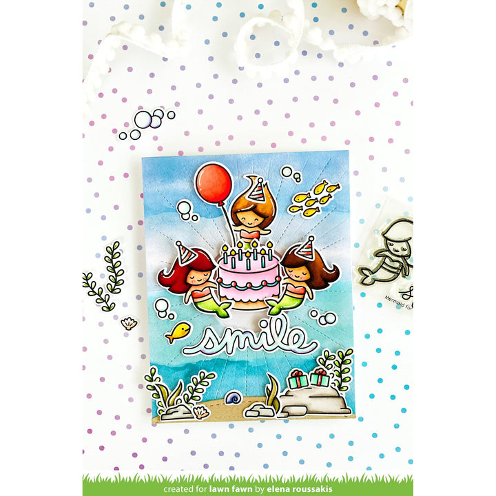 Lawn Fawn 12"X12" Double-Sided Collection Pack: Watercolor Wishes Rainbow, 12/Pkg (LF2591)