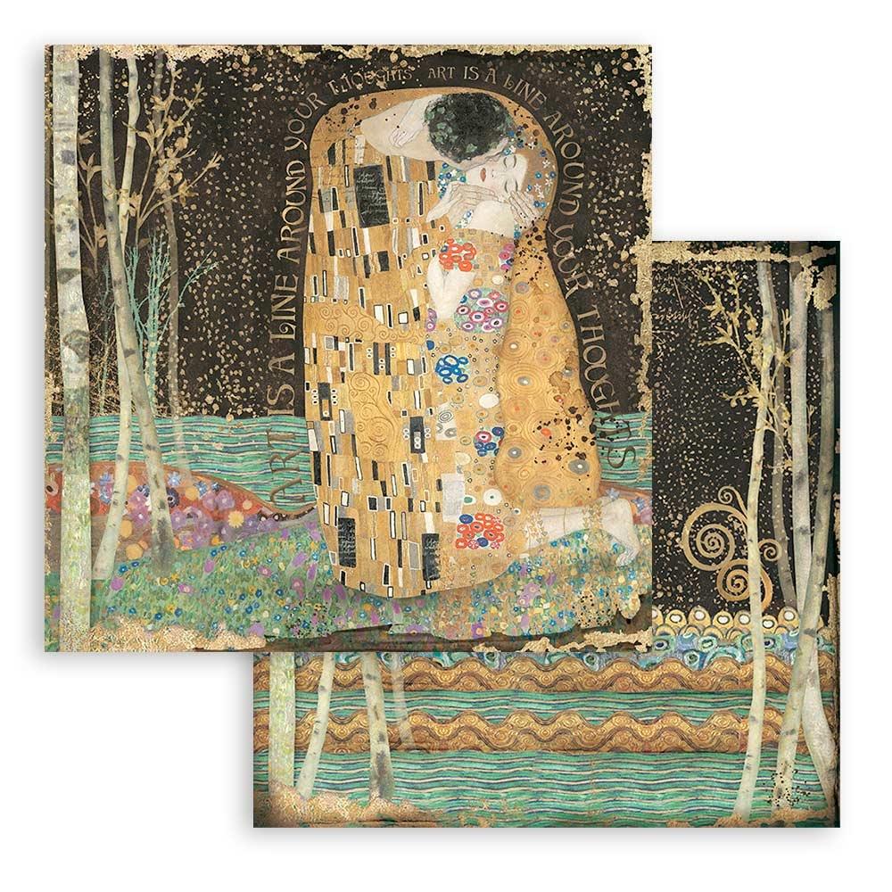 Stamperia Klimt 8"x8" Double Sided Paper Pad (SBBS48)