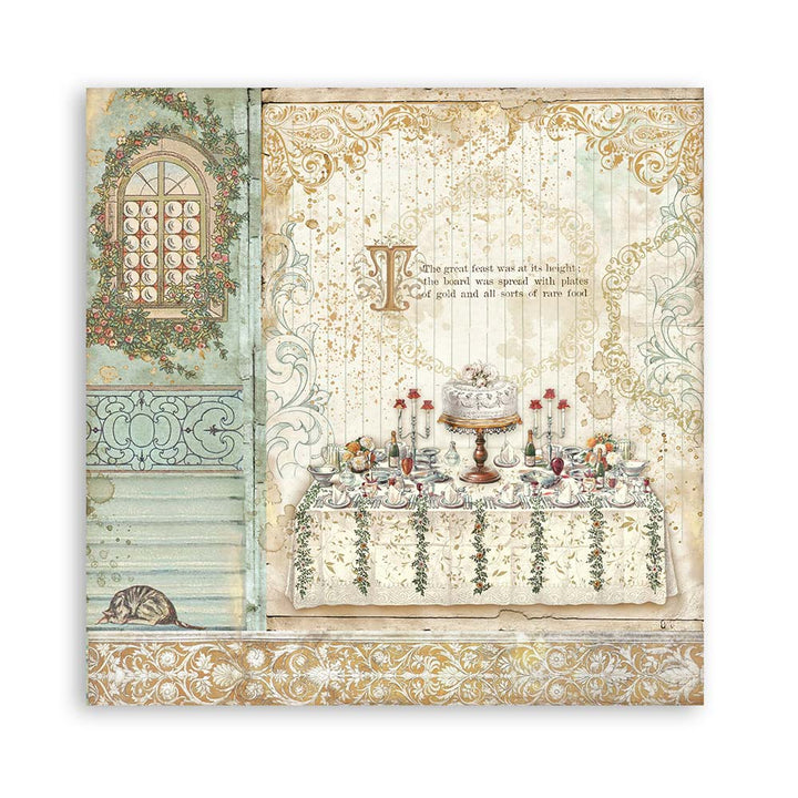 Stamperia Sleeping Beauty 12"x12" Double Sided Paper Pad (SBBL89)
