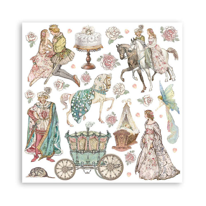 Stamperia Sleeping Beauty 12"x12" Double Sided Paper Pad (SBBL89)