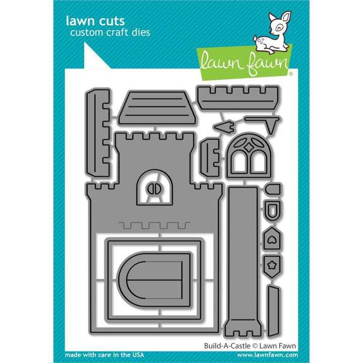 Lawn Fawn Custom Craft Die Cuts: Build-A-Castle (LF2347)-Only One Life Creations