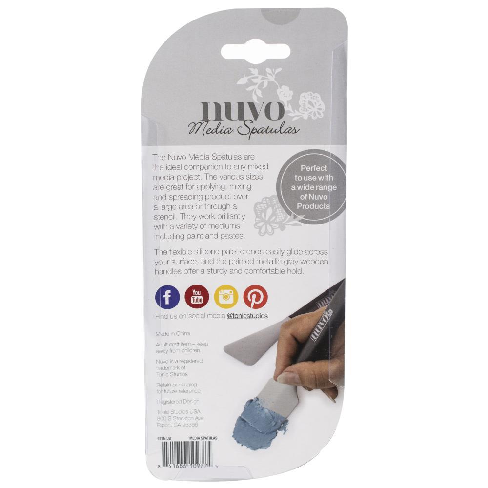 Nuvo Media Spatulas 2/pkg (977N)-Only One Life Creations