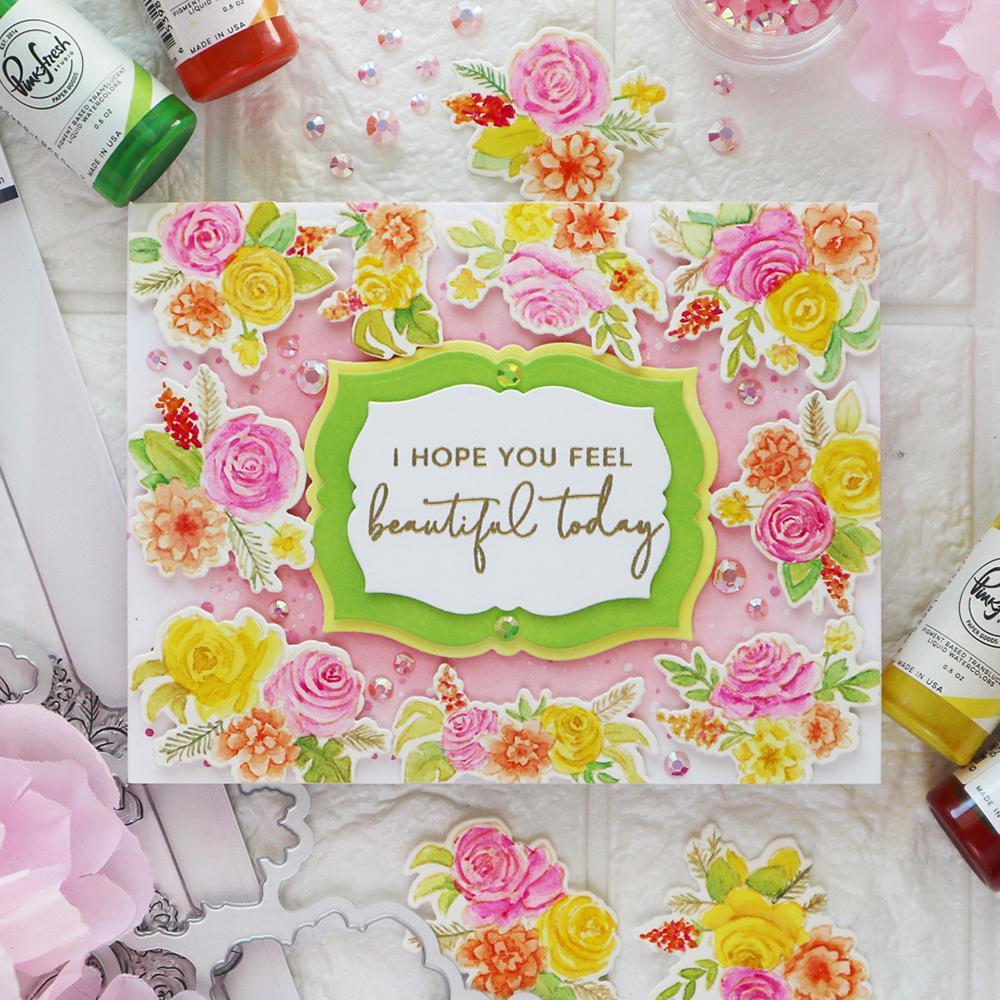 Pinkfresh Studio Washi Tape: Joyful Bouquet (PF110721)-Only One Life Creations