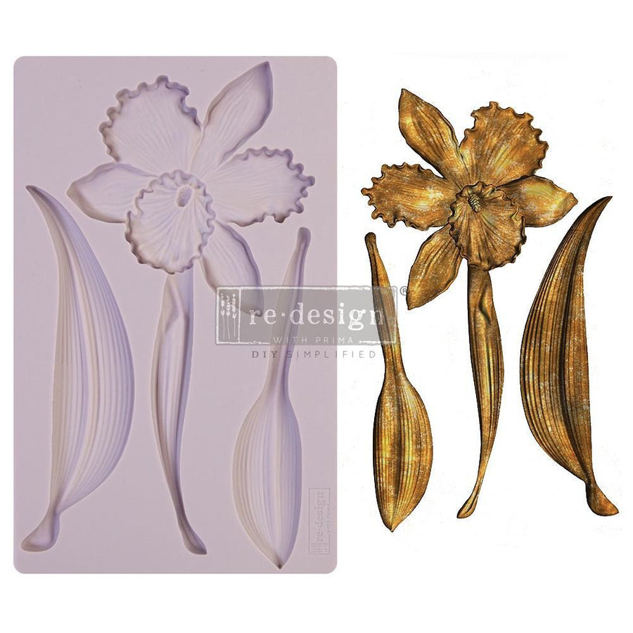 Prima Marketing 5"x8" Re-Design Mould: Wildflower (650513)-Only One Life Creations