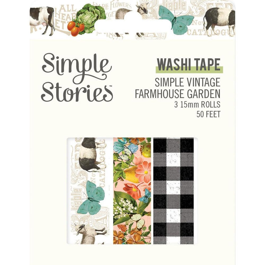Simple Stories Simple Vintage Farmhouse Garden Washi Tape (FG15028)-Only One Life Creations