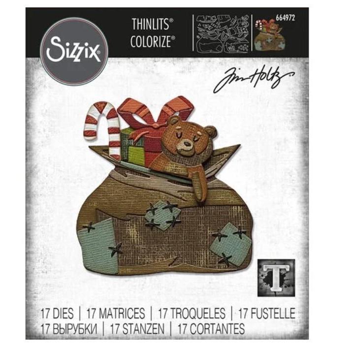 Sizzix Thinlits Dies By Tim Holtz: Toyland, Colorize (664972)-Only One Life Creations