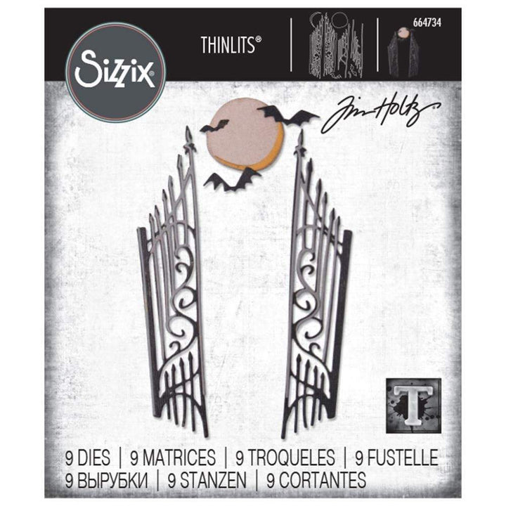 Sizzix Thinlits Dies: Gate Keeper, by Tim Holtz (664734)-Only One Life Creations