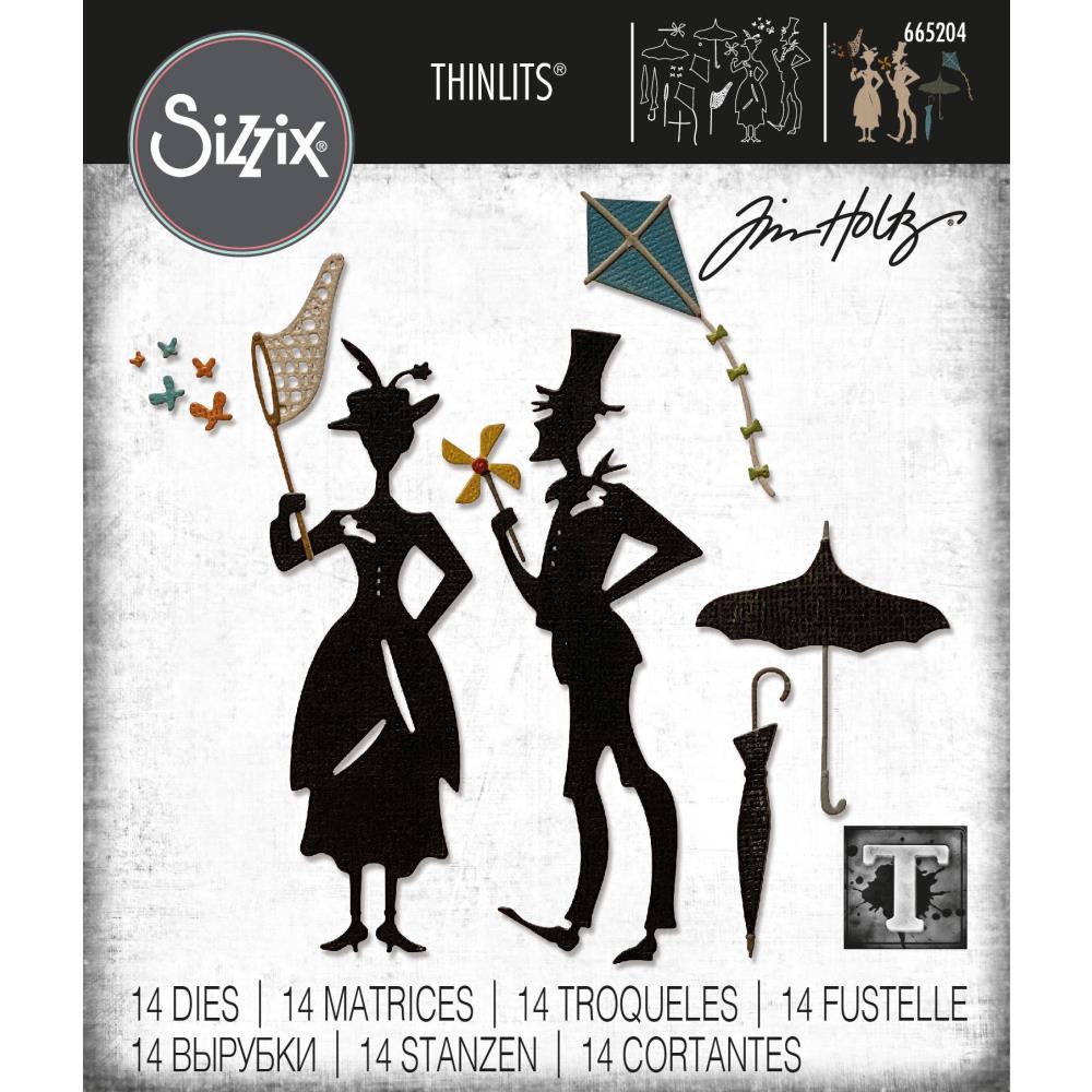 Sizzix Thinlits Dies: The Park, by Tim Holtz (665204)-Only One Life Creations