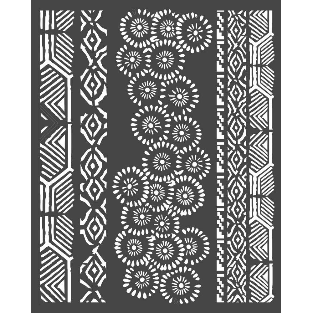 Stamperia Amazonia 8"x10" Stencil: Tribals (KSTD063)-Only One Life Creations