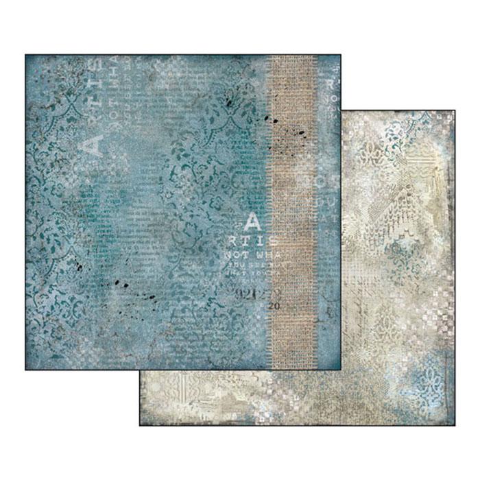 Stamperia Double-Sided Paper Pad 12"X12" 10/Pkg: Blues (SBBL26)-Only One Life Creations
